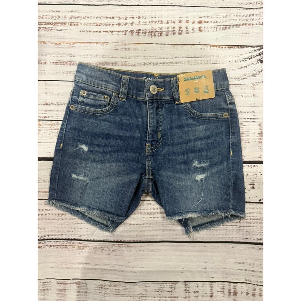 NWT‎ Thereabouts Kids Denim Utility Shorts Size 5 Multicolor Casual